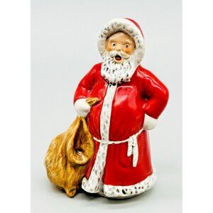Vintage Goebel Santa Claus Christmas Figurine‎ #7975 W Germany 4 inch No Broom